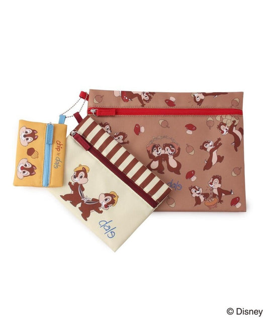 ディズニー 『チップ＆デール』 ３連ポーチ