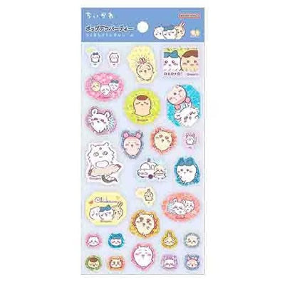 ラメきらクリスタルシール　ちいかわ　みんな