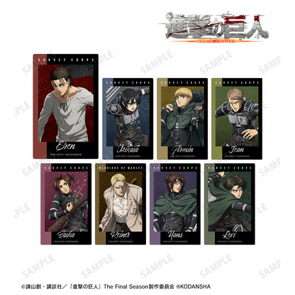 進撃の巨人 トレーディングカードステッカー vol.2　8個入りBOX