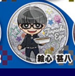 ブルーロックグリッター缶バッジvol.2　絵心 甚八　単品・バラ売り　カプセル無し